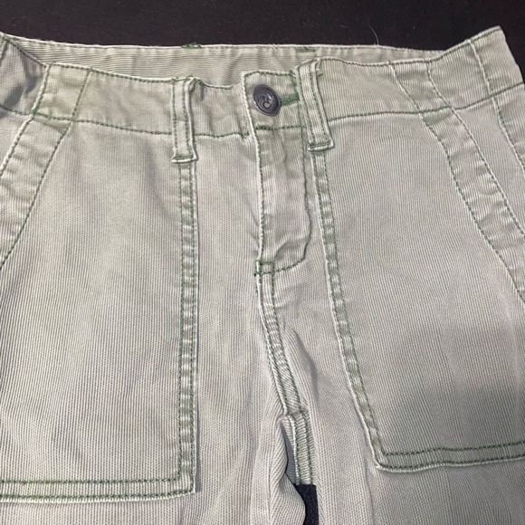 Anthropologie CAbi 🐾 Green Quest Cord Mid-Rise Classic Skinny Jeans Pants Sz 4 - Picture 2 of 8